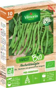 Haricot Grimpant Vert Neckarkönigin - 10 M - BIO